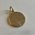 Small Cancer Zodiac Charm, Estate 10KT Yellow Gold Astrological Sign, June 22 to July 22, Crab Design Textured Pendant Preloved Jewellery