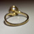 Solid 10KT Yellow Gold Pearl Ring, Wrap Around Pearl Jewellery, Estate Solitaire Freshwater Pearl Dainty June Birthstone Ring Size 5.15 US