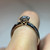 Vintage 18KT White Gold Diamond Ring, Star Set Band Estate Engagement/Wedding/Celebration Jewellery, Unique Round Cut Stone Ring Size 6.5 US