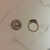 Vintage 14KT Gold Five Seed Pearl Ring, Stackable and Classy Pearl Band, Thin Dainty and Minimalist White Pearl Ring Size 8 US