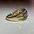 Estate 10KT Wide Band Diamond Band, Sparkly Stacking Solid Yellow Gold Jewellery, Beautiful Wedding/Anniversary Style Ring Size 7 US