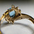 Cute Blue Topaz Ring, Estate 10KT Yellow and White Gold Flower Petal Flair Accent Blue Gemstone Ring Bypass Band, Girly Ring Size 7.25 US Cute Blue Topaz Ring, Estate 10KT Yellow and White Gold Flower Petal Flair Accent Blue Gemstone Ring Bypass Band, Girly Ring Size 7.25 US