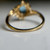 Cute Blue Topaz Ring, Estate 10KT Yellow and White Gold Flower Petal Flair Accent Blue Gemstone Ring Bypass Band, Girly Ring Size 7.25 US Cute Blue Topaz Ring, Estate 10KT Yellow and White Gold Flower Petal Flair Accent Blue Gemstone Ring Bypass Band, Girly Ring Size 7.25 US