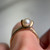 Solid 10KT Yellow Gold Pearl Ring, Two Prong Pearl Solitaire Jewellery, Estate Freshwater Pearl Dainty June Birthstone Ring Size 6.5 US
