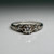 Vintage 18KT White Gold Diamond Ring, Intricate Multi Stone Ring, Gorgeous Detailed Three Stone Wedding/Engagement Style Ring Size 5.5 US