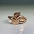 14KT Solid Gold Leaf Ring, Three Leaf Design Forest Style Estate Jewellery, Beautiful Cottage Core Fairy Style Ring Size 8.25 US 14KT Solid Gold Leaf Ring, Three Leaf Design Forest Style Estate Jewellery, Beautiful Cottage Core Fairy Style Ring Size 8.25 US