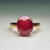 Vibrant 6.05ct Ruby Ring, Solid 14KT Yellow Gold Solitaire Red Gemstone Statement Ring, July Birthstone, Love Strength Passion Size 6.5 US Vibrant 6.05ct Ruby Ring, Solid 14KT Yellow Gold Solitaire Red Gemstone Statement Ring, July Birthstone, Love Strength Passion Size 6.5 US