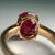 Vibrant 6.05ct Ruby Ring, Solid 14KT Yellow Gold Solitaire Red Gemstone Statement Ring, July Birthstone, Love Strength Passion Size 6.5 US Vibrant 6.05ct Ruby Ring, Solid 14KT Yellow Gold Solitaire Red Gemstone Statement Ring, July Birthstone, Love Strength Passion Size 6.5 US