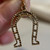 Estate 10KT Gold Horseshoe Charm, Yellow Gold Goodluck Pendant, Textured Cut Out Horse Back Riding Lover Gift, Goodluck Charm Necklace Stack