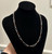 Fancy White and Rose Gold 14K Paper Clip-Like Cable-Like Links 18" Long Necklace