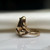 Solid 10KT Gold Frog Ring, Cute Animal Large Statement Jewellery, Collectible Yellow Gold Fun Funky Jewelry