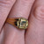 Solid 18KT Gold Blank Signet Ring, Simple Rectangle Gold Band, Detailed Shoulder Yellow Gold Unisex Pinky Ring Size 7.5 US