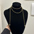 Unique 10KT Yellow Gold Wrap Drop Necklace 36" Long Twisted Curb Link Chain Opera Style Lariat