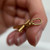 Vintage 18K Gold Crucifix Pendant Italian Cross Charm 750 Arezzo Religious Catholic Jesus Cross Small Gold Pendant