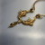 Vintage 10K Gold Dolphin Charm Holder Pendant, Double Dolphin Charm Enhancer, Ocean Jewelry
