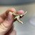 Longtail Bermuda Bird Charm 14KT Solid Yellow Gold Estate Pendant