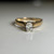 Vintage 14K Gold 0.25ct Oval Diamond Solitaire Ring | Minimalist Engagement Ring | Classic Promise Ring