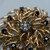 Vintage 14K Gold Diamond Sapphire Starburst Brooch, Mid Century Modern Diamond Cluster Pin, Textured Gold Sunburst, 1960s Fine Jewelry