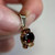 Vintage 14K Gold Garnet Pendant Charm | Estate Garnet Gemstone Pendant | January Birthstone Jewelry