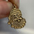 Vintage 10K Gold Santa Claus Charm Pendant | Retro Christmas Holiday Charm | Estate Gold Pendant