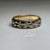 Vintage Columbia 10K Gold Hawaiian Scroll Band Ring | Two Tone Floral Wedding Band
