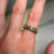 Vintage Columbia 10K Gold Hawaiian Scroll Band Ring | Two Tone Floral Wedding Band