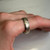 Vintage 10K White Gold MALO Wedding Band | Canadian Gold Ring | Textured Comfort Fit Band
