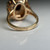 Vintage 10K Gold Garnet & Akoya Pearl Cluster Ring | Estate Garnet Halo Ring | Size 7