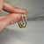 Vintage 14K Gold Diamond Cut Hoop Earrings | Textured Yellow Gold Hoops | Lightweight Everyday Earrings
