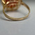 Vintage 14K Gold Natural Salmon Coral Ring | Mid-Century Coral Cabochon Statement Ring