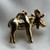 Vintage 10K Gold Moose Charm | Canadian Wildlife Pendant | Estate Gold Animal Charm