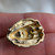 Vintage 10K Gold Lion Head Pendant | Textured Estate Charm