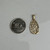 Vintage 14K Gold Pharaoh Head Pendant | Egyptian Revival Charm