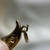 Vintage 10K Gold Puffy Crescent Moon Face Charm | 3D Hollow Celestial Pendant | 417 Gold