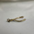 Vintage 10K Gold Wishbone Charm Pendant | Lucky Wishbone Good Luck Charm