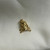 Vintage 10K Gold Skull & Crossbones Charm Pendant | Estate Pirate Memento Mori