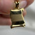 Vintage 18K Gold Scroll Pendant | Italian 750 Engravable Charm