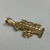 Vintage 10K Gold #1 Mom Charm | Diamond Cut Mother's Pendant