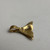 Vintage 10K Gold Whale Tail Charm | Small Ocean Pendant