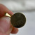 Vintage 10K Gold Zodiac Virgo Charm Pendant | Astrology Disc Pendant