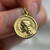 Vintage 18K Gold Saint Christopher Medal Charm | French “Dieu Te Protegga” Pendant
