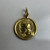 Vintage 18K Gold Saint Christopher Medal Charm | French “Dieu Te Protegga” Pendant