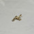 Vintage 10K Gold Airplane Charm | Boeing 747 Jet Pendant | Travel Aviation Charm