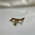 Vintage 10K Gold Airplane Charm | Boeing 747 Jet Pendant | Travel Aviation Charm