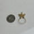 Vintage 10K Gold Butterfly Charm Holder Pendant