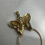 Vintage 10K Gold Butterfly Charm Holder Pendant