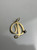 Vintage 14K Gold Letter D Diamond Charm | Initial Pendant