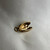 Vintage Gold Open Seashell Charm – Dimensional Shell Pendant