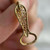 Vintage 10K Gold Bottle Opener Charm | Filigree Barware Pendant