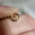 Vintage 10K Gold Razor Blade Charm | Textured Gold Pendant